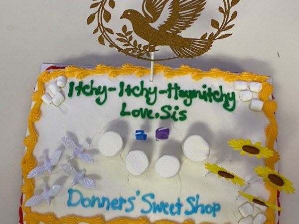 Two Generations of Donners: The Sweetshop, Marshmallows, Mayor’s House, Piano, Merrilee’s Illness, Canaries, and the Mockingjay Pin&nbsp;(Whew!)